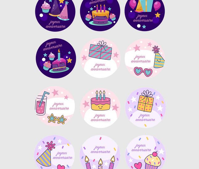 Planche anniversaire